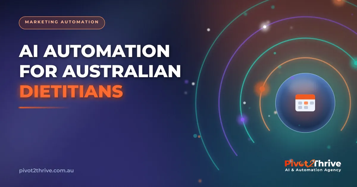 AI automation managing appointments for an Australian dietitian practice