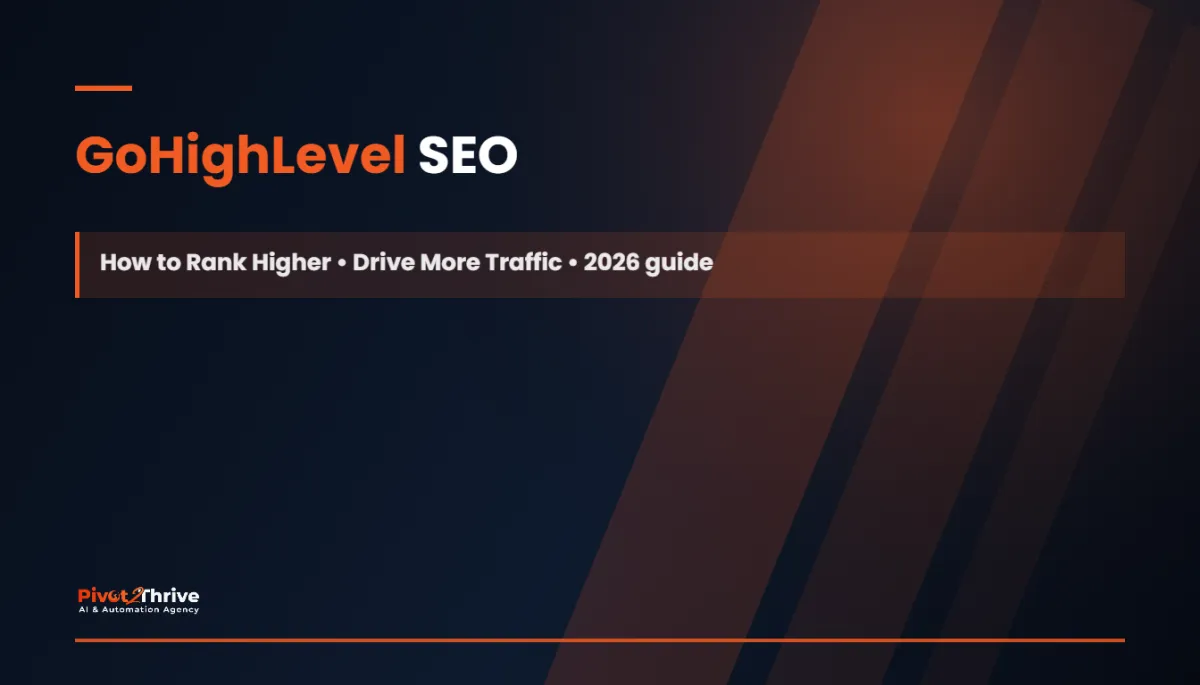 GoHighLevel SEO optimisation guide