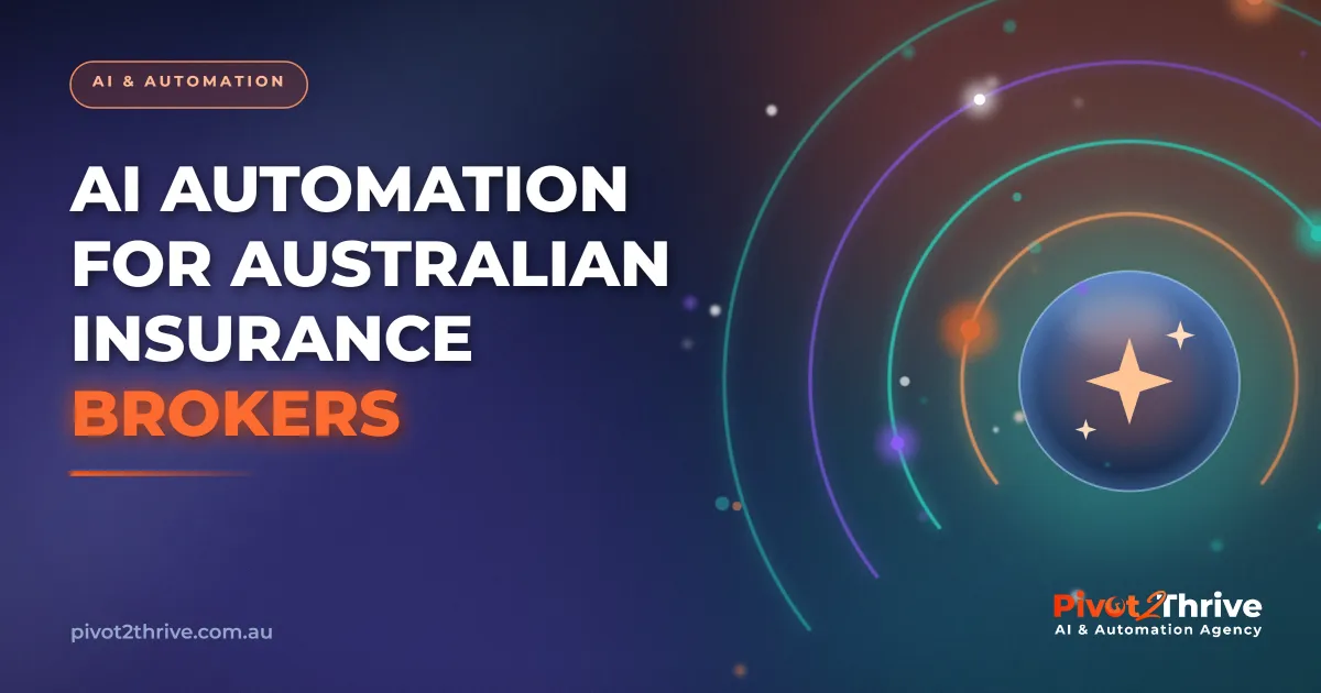 AI automation workflow for an Australian insurance broking business