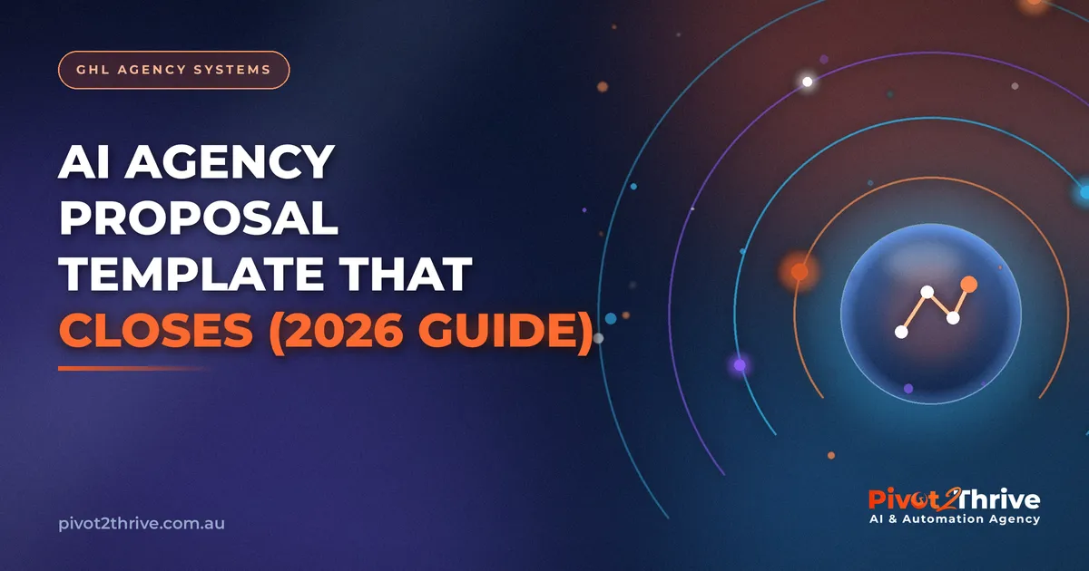 AI agency proposal template guide for Australian AI agencies — Pivot 2 Thrive