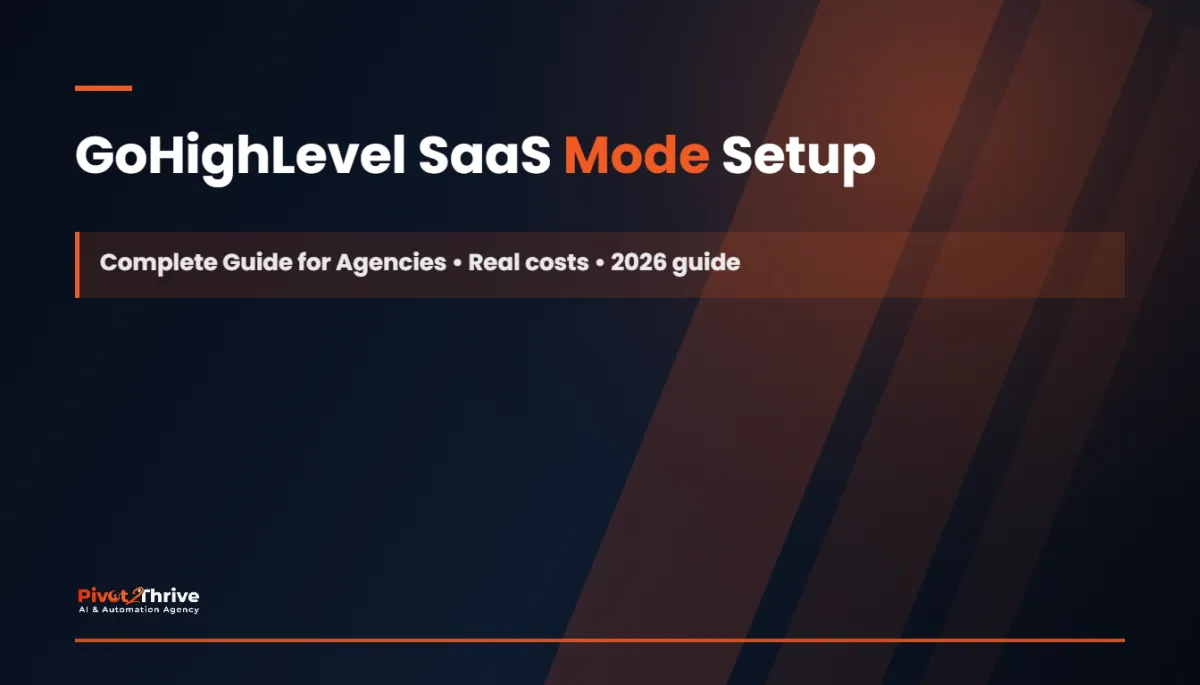 GoHighLevel SaaS Mode setup guide