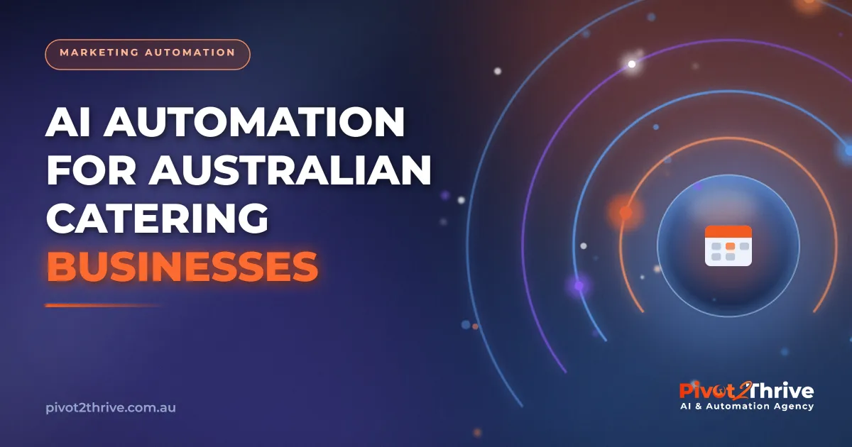 AI automation managing event enquiries for an Australian catering business