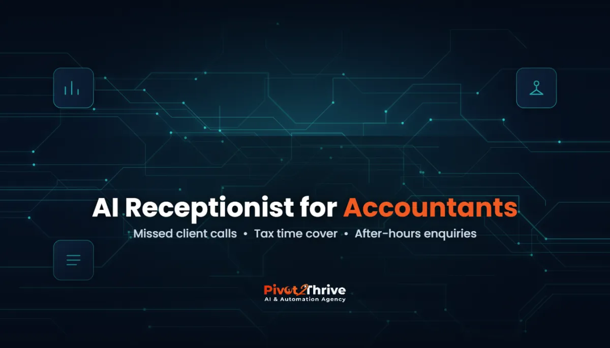 AI receptionist for accountants in Australia answering tax time enquiries