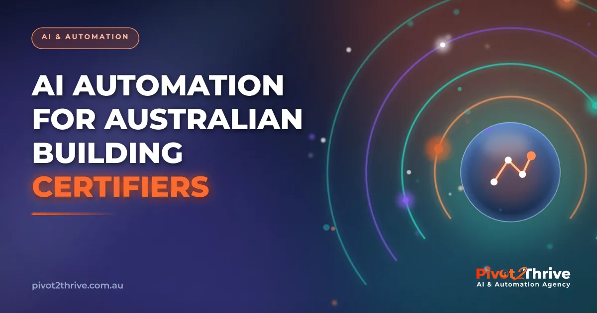 AI automation managing documentation for an Australian building certifier