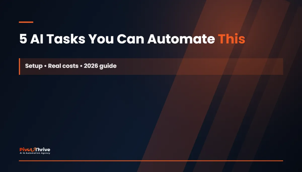 ai automation for small business — Pivot 2 Thrive