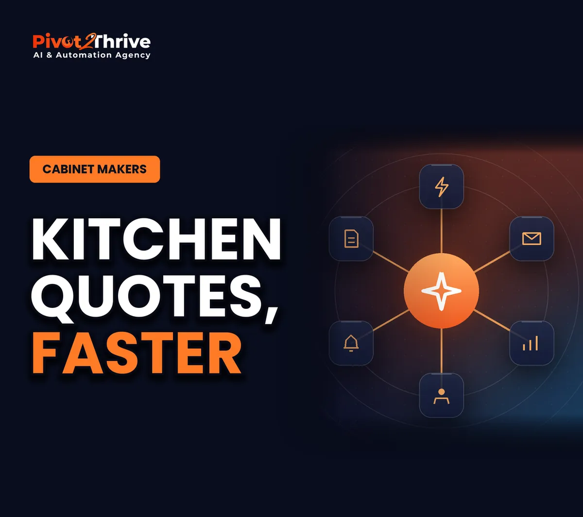 AI for cabinet makers in Australia cover reading Kitchen Quotes, Faster