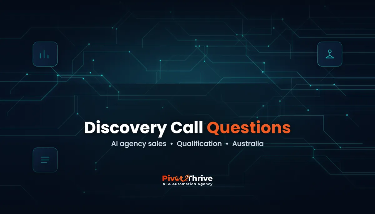AI agency discovery call questions script for Australian AI and automation agencies