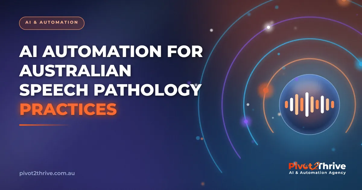 AI automation managing waitlists for an Australian speech pathology practice