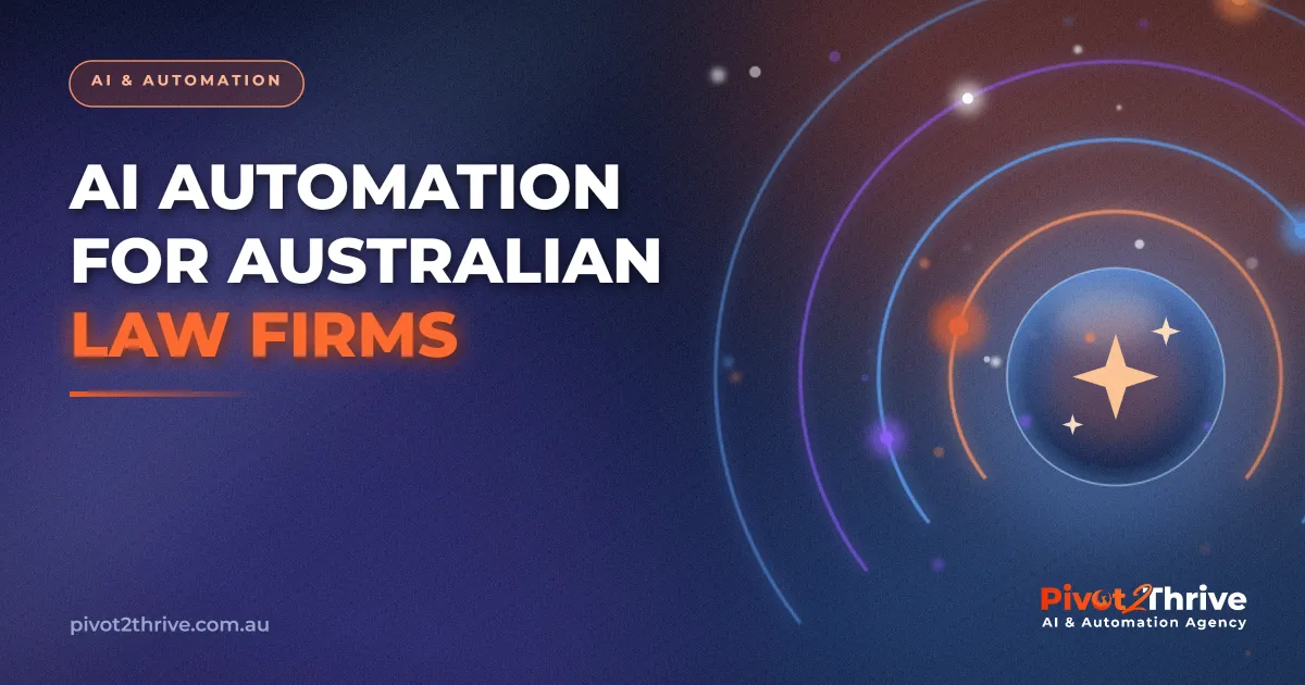 AI automation workflow for an Australian law firm client intake process