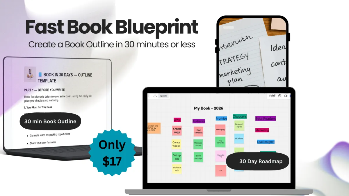 Fast Book Blueprint — Create Your Book Outline in 30 Minutes