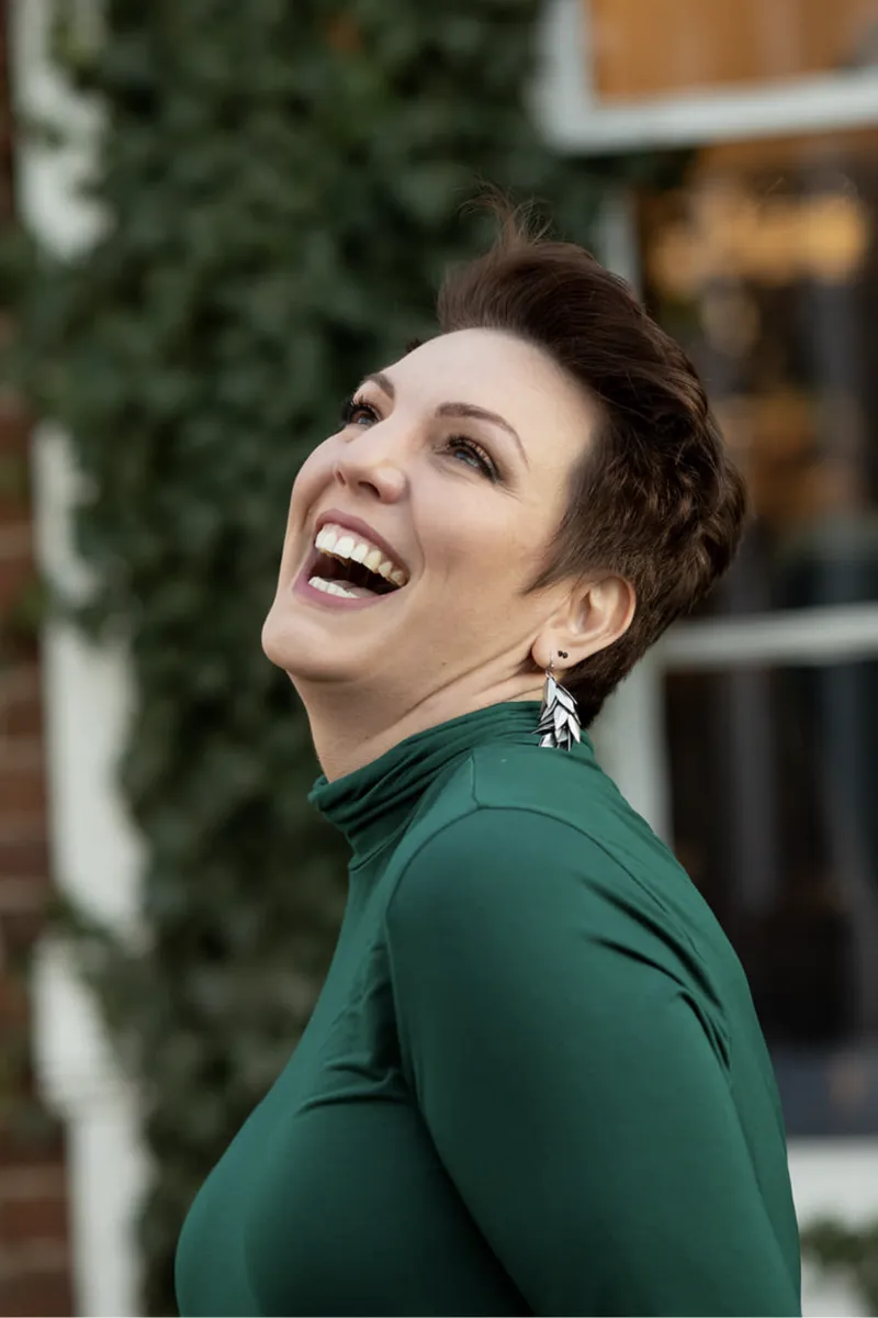 Michelle Rose laughing