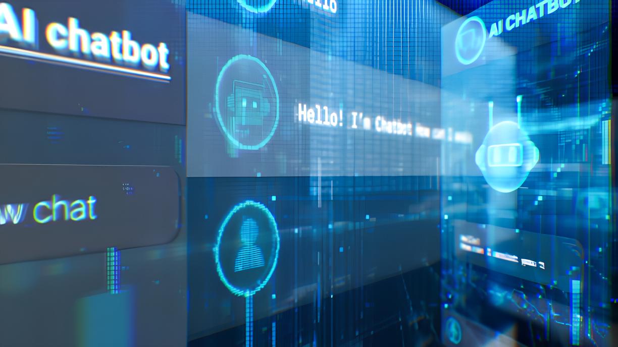 Small business owner using phone with AI receptionist answering calls — Dyalog AI solution