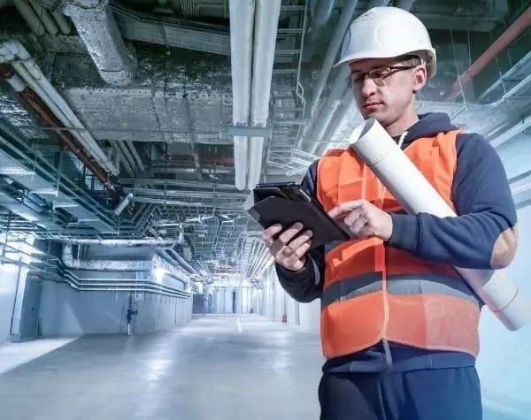 A room that has a lot of sand in it