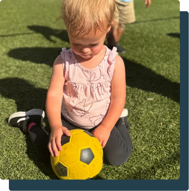 Children learning in childcare facility preschool class