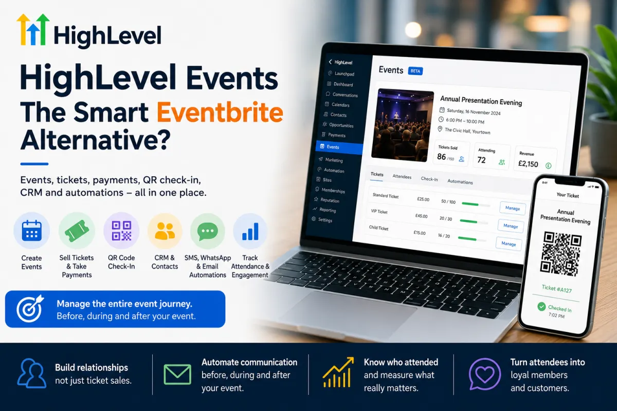 Looking for an Eventbrite Alternative? HighLevel Events Could Be Worth a Look