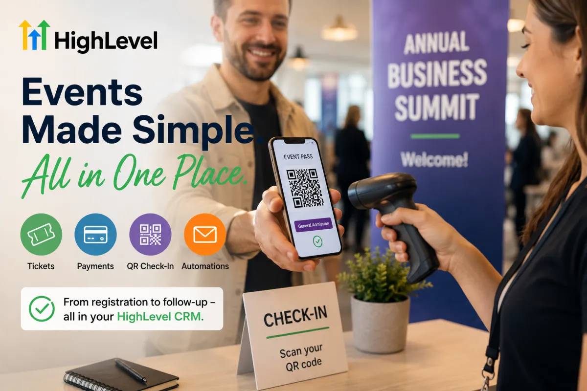 HighLevel Events: A First Look at HighLevel's New Events and Ticketing Module