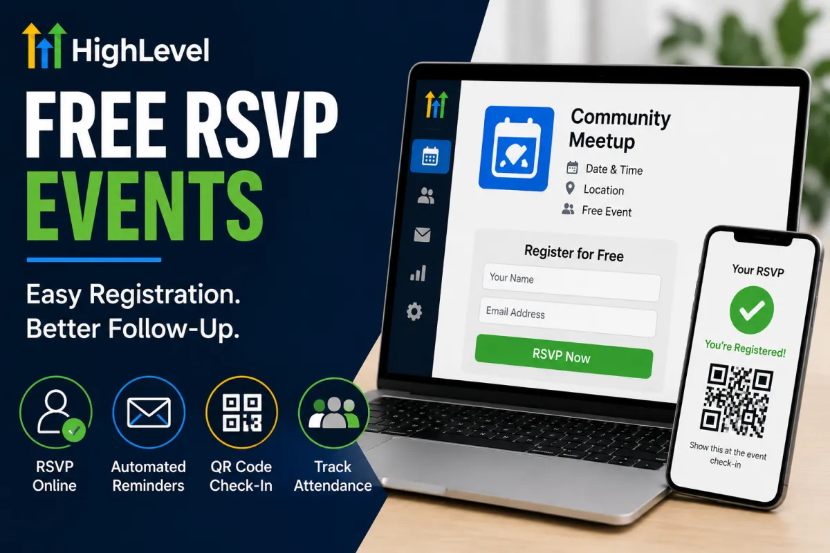 How to Run a Free RSVP Event with HighLevel