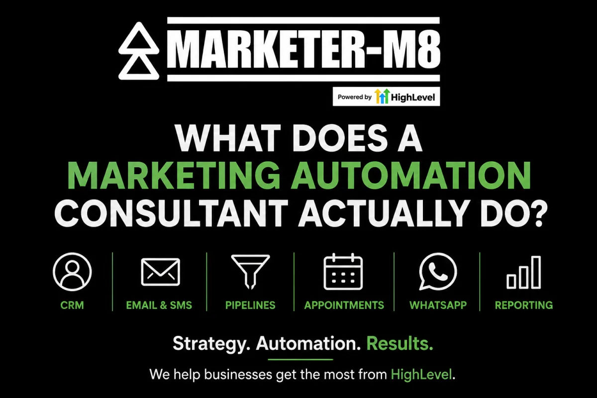 What Does a Marketing Automation Consultant Actually Do?