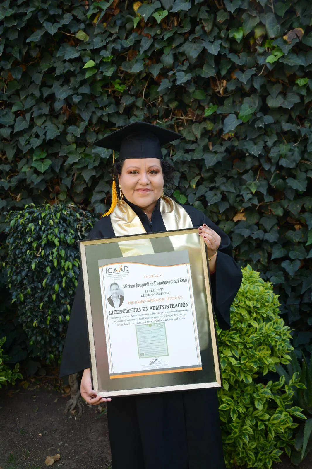 Ceremonia de titulación ICAAD