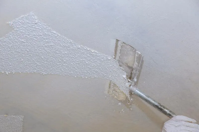 popcorn ceiling and texture removal