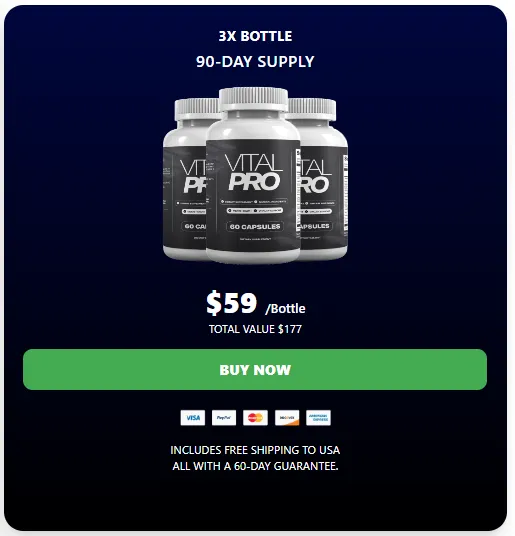 VitalPro 3 Bottles