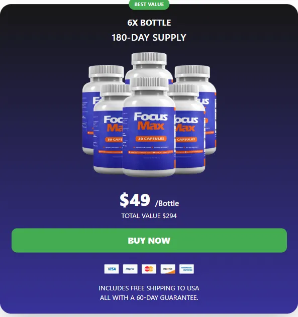 FocusMax 6 Bottles