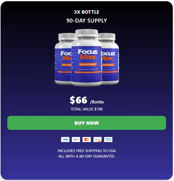 FocusMax 3 Bottles