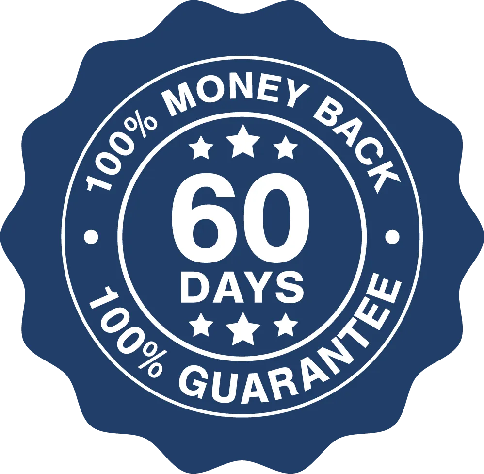 60 Money Back Guarantee