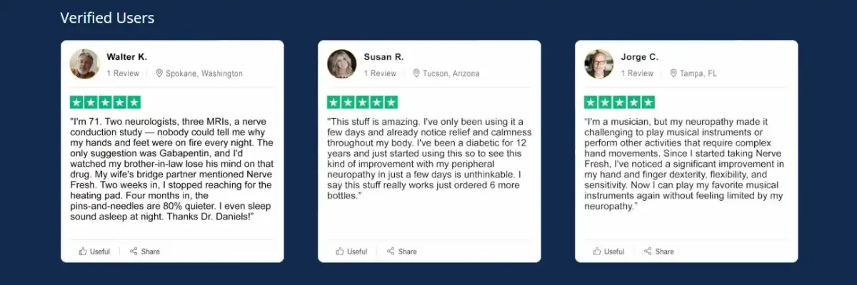 Nerve Fresh customer reviews
