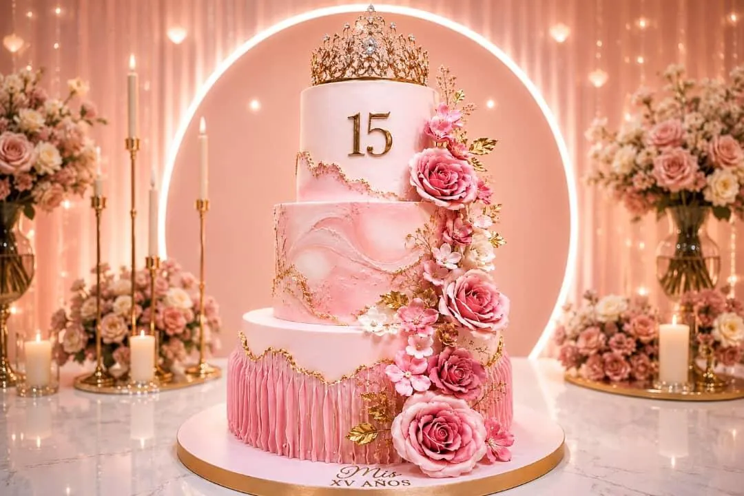 La torta de quinceañera es uno de los elementos más importantes de la celebración