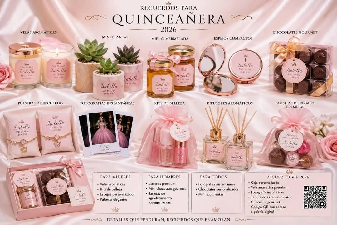 Detalles que Dejan Huella: Recuerdos para Quinceañeras