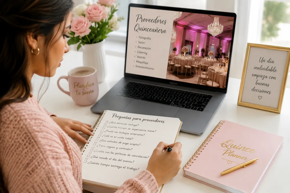 Antes de Reservar a tus Proveedores de Quinceañera: Las Preguntas que Marcan la Diferencia