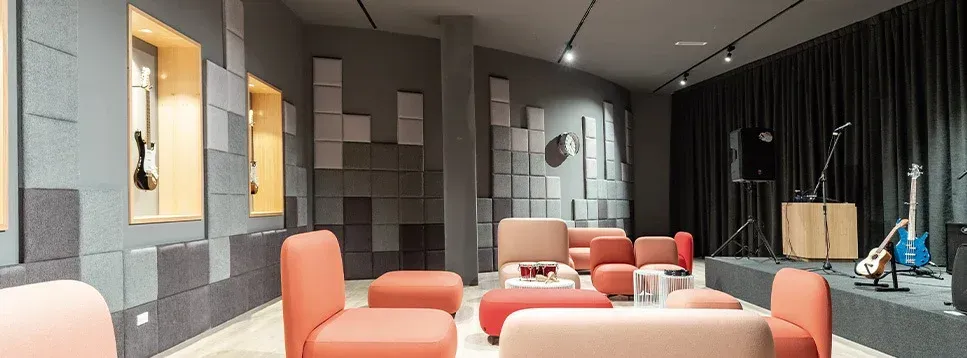 Sala de música y entretenimiento en Aquarela