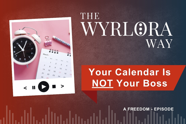 0008 - Your Calendar Is Not Your Boss: Reclaim One Hour a Week