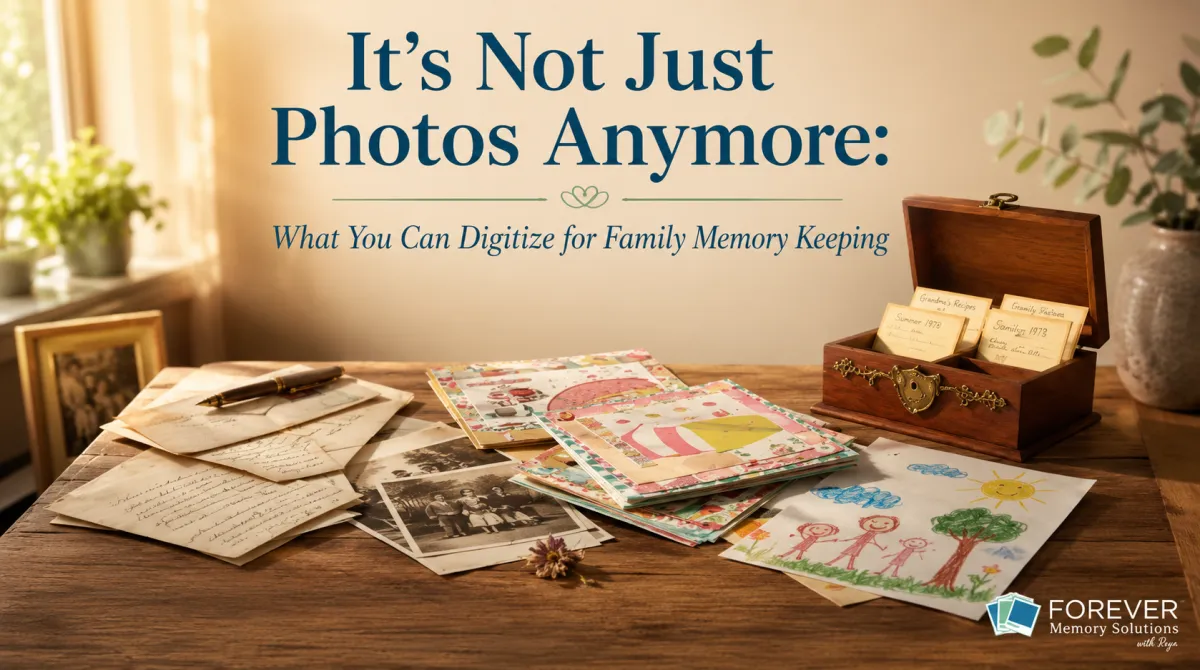 It’s Not Just Photos Anymore: What You Can Digitize for Family Memory Keeping