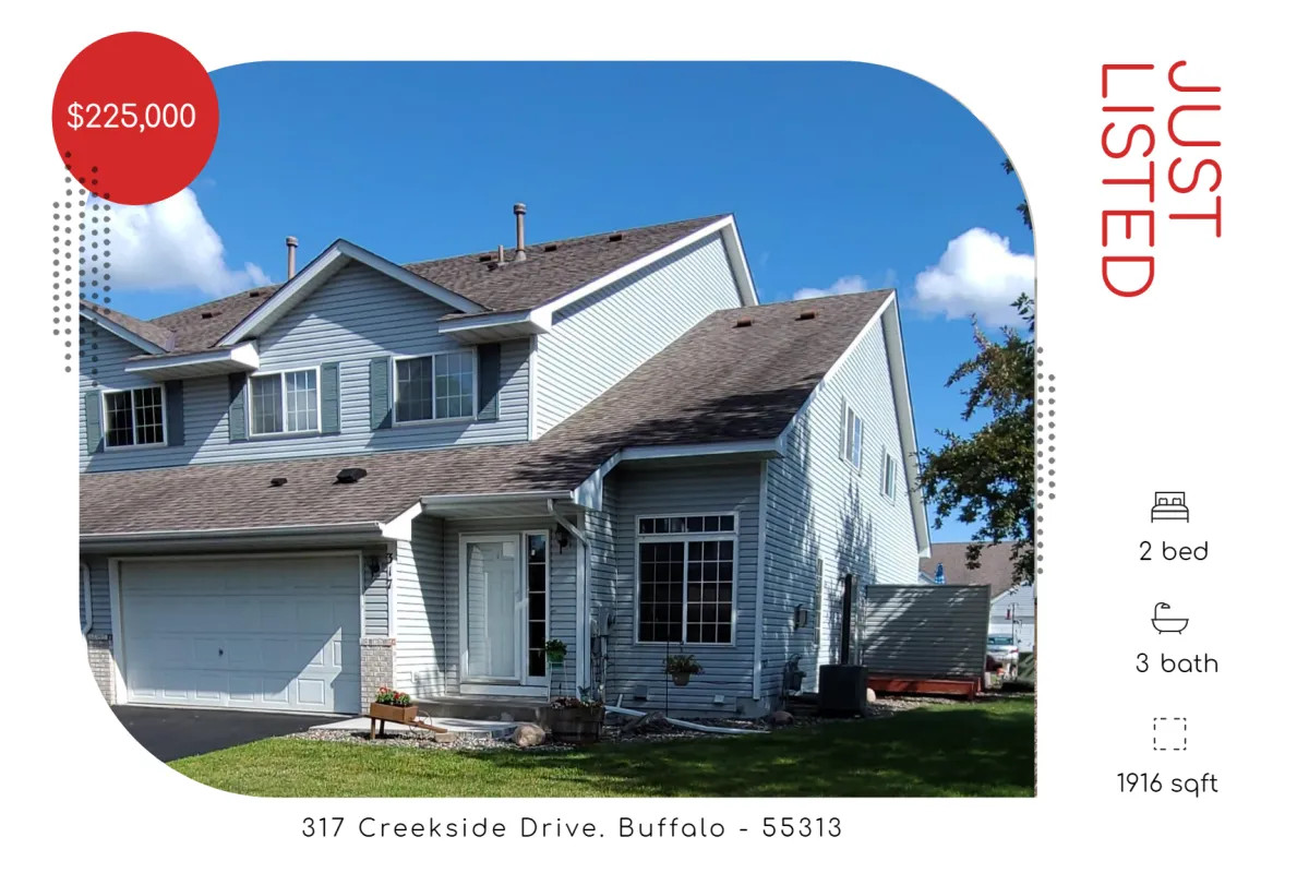 317 Creekside Dr.  Buffalo, MN55313
