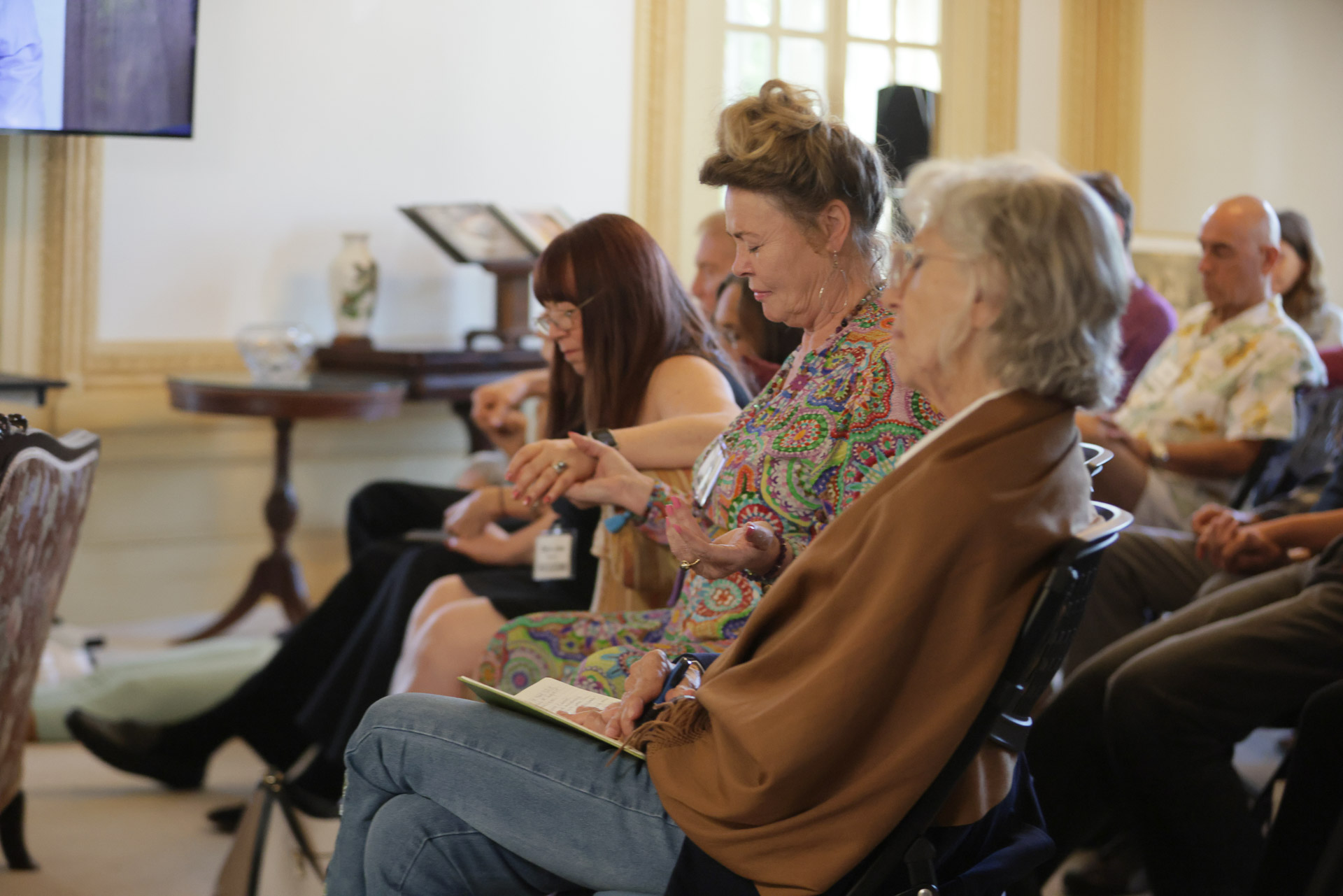 A warm, connected community lunch gathering