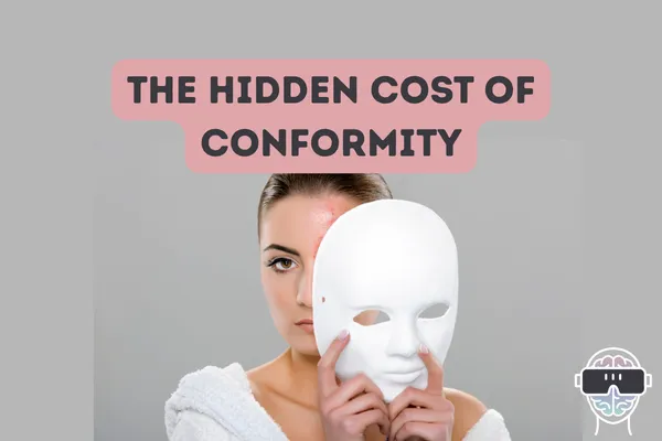 lady holding a white mask across half of her face