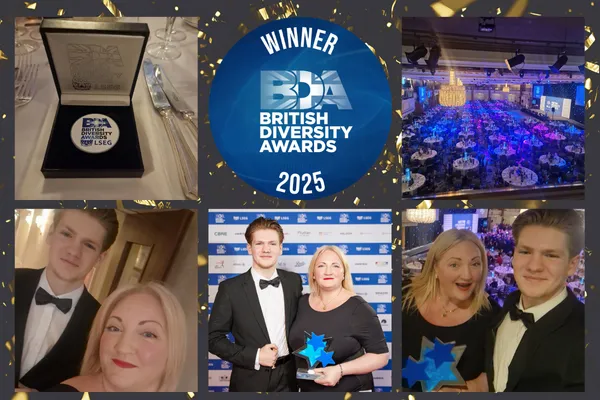 collage of images from the awards night