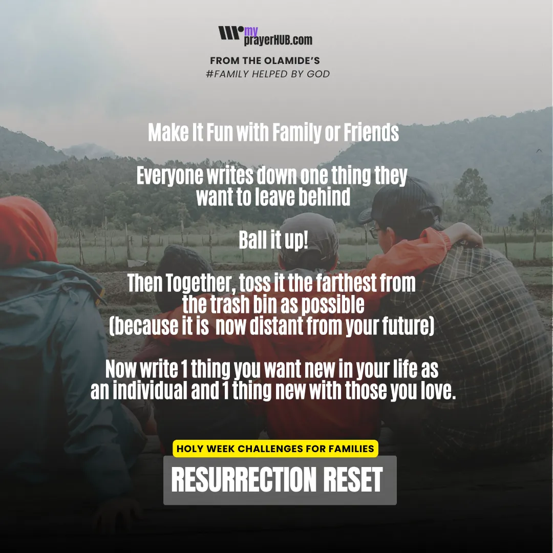 Healing for families, Reset for family from My Prayer HUB, FHBG_Official, Olamide Family, Pastor Michael Olamide, Music MEnny Praise, Ivory Channell, Ivory Channell Olamide, A family Helped by God, Fun activities for families Easter weekend, Party for Easter