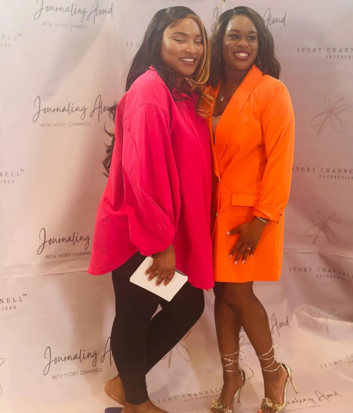 Ivory Channell™ formally known as Ivory Channell Olamide poses with guest  at her women's event 