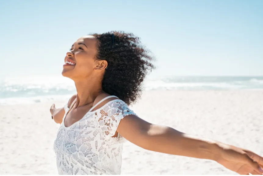 A women embraces rediscovering her identity through IIvory Channell Olamide's (Ivory Channell) Balance in Womanhood framework