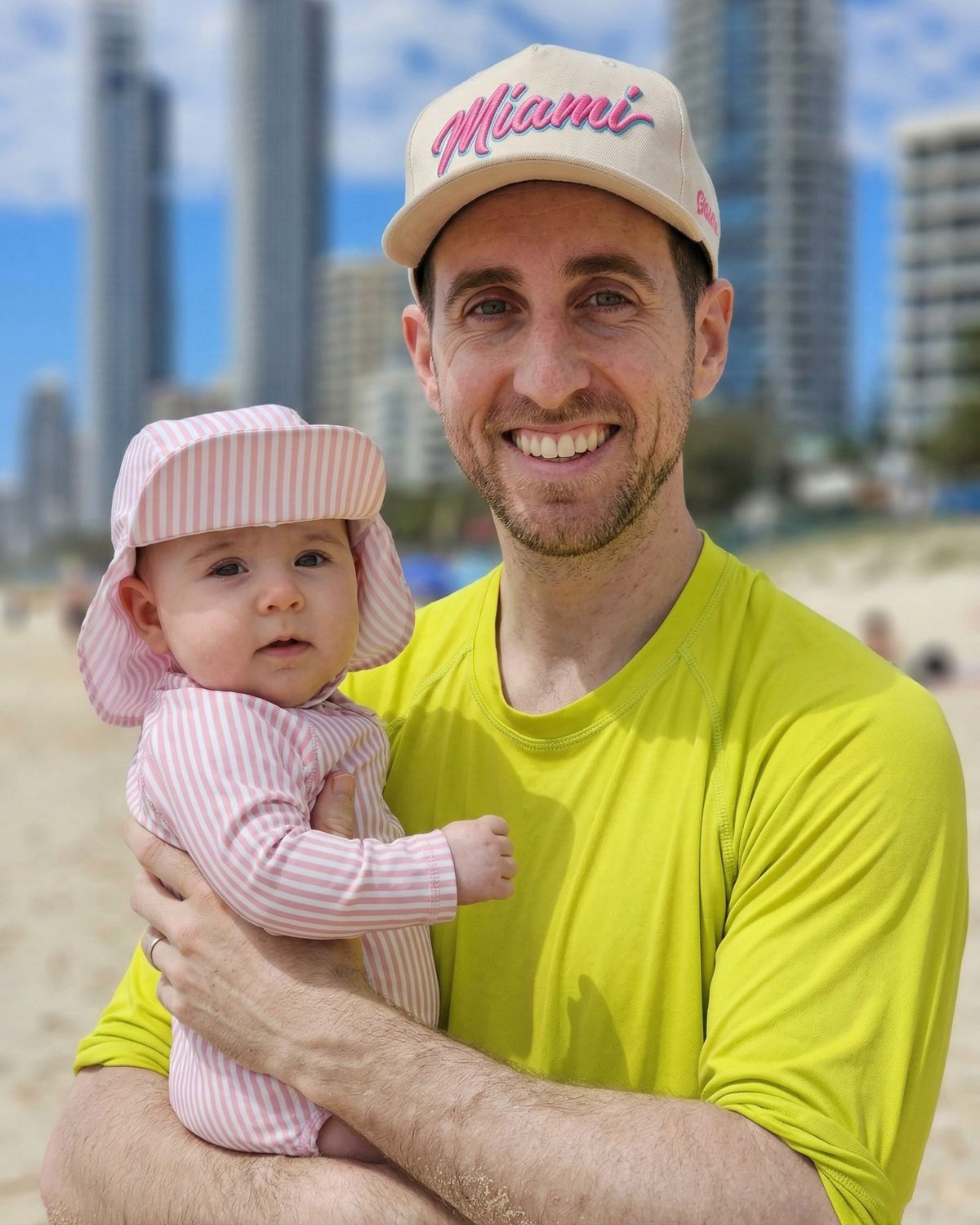 nick with his daughter