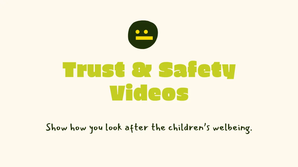 trust and safety videos