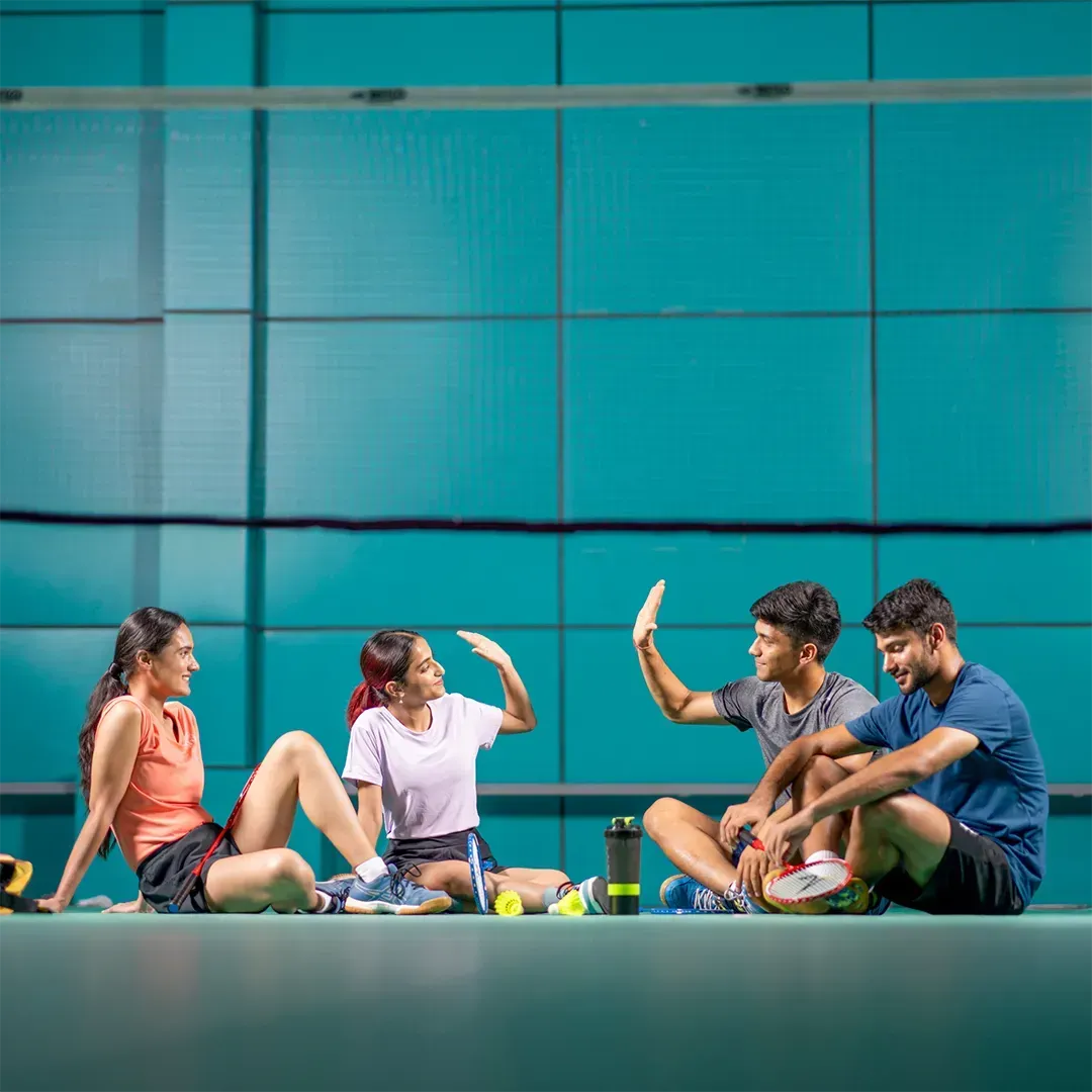 badminton queuing programme - picture