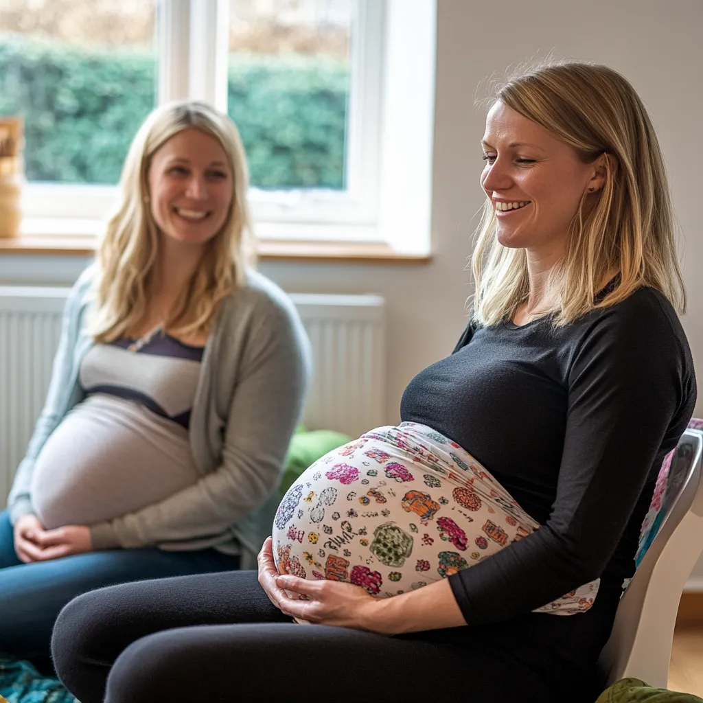 Women at hypnbirthing class