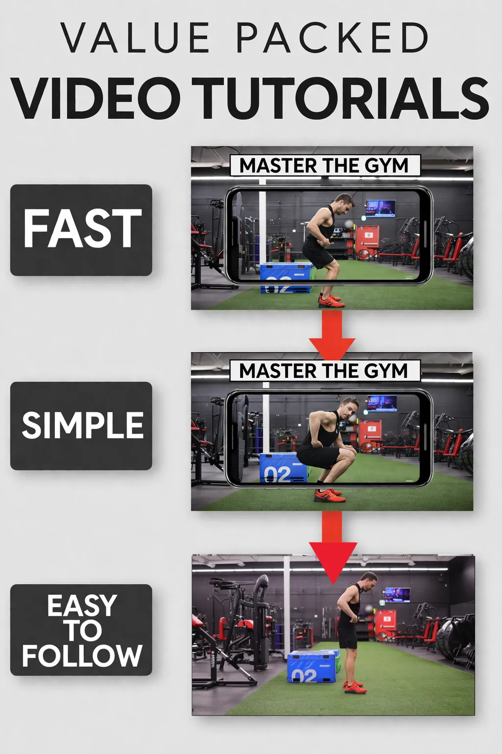 Easy simple easy to follow video tutorials