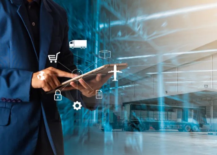 black laptop computer on table