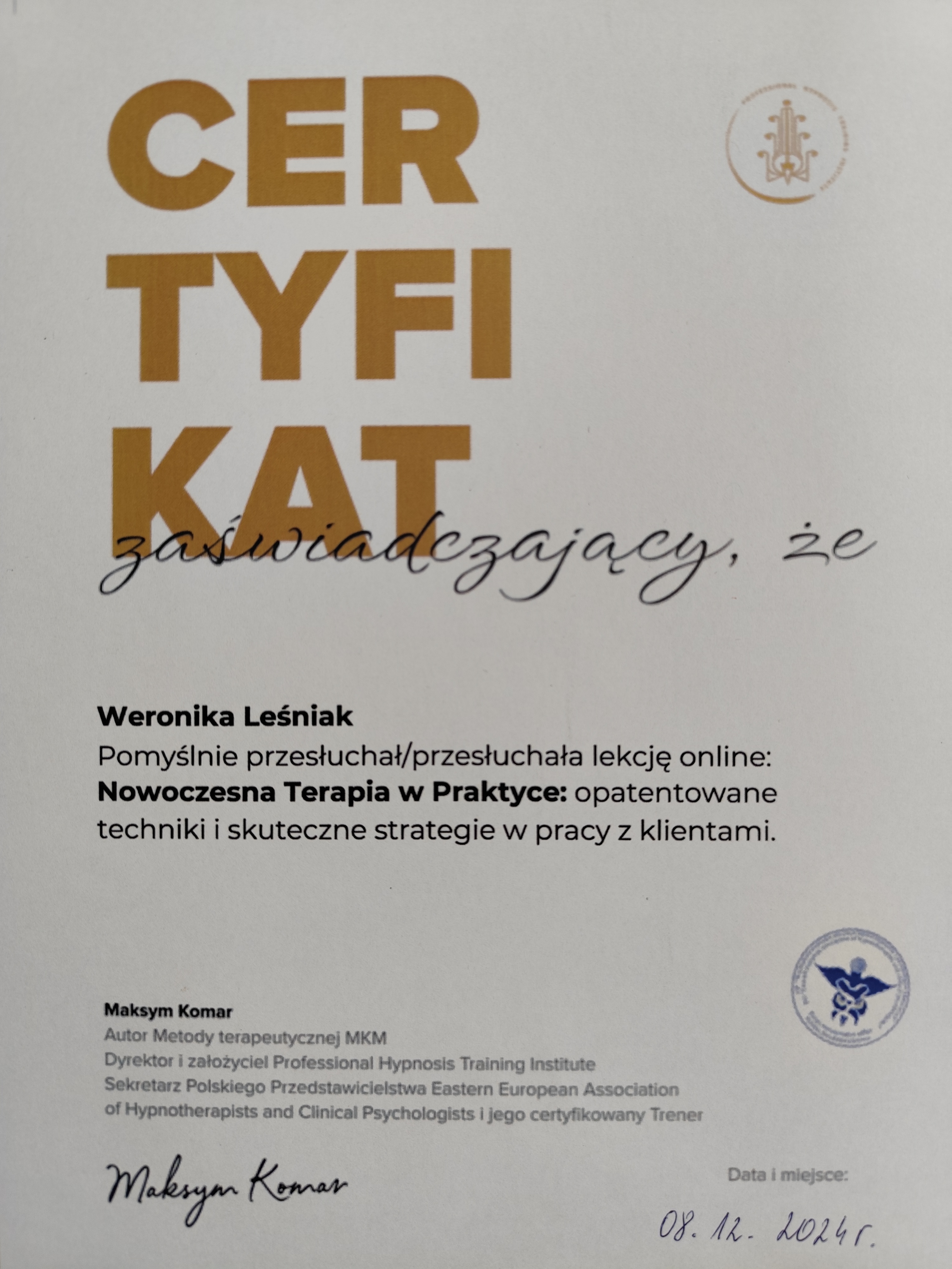 Alpha Mind Essence hipnoterapia online