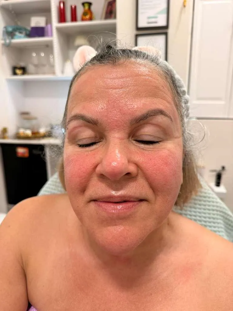 Facial treatment at Lilis Skin Care